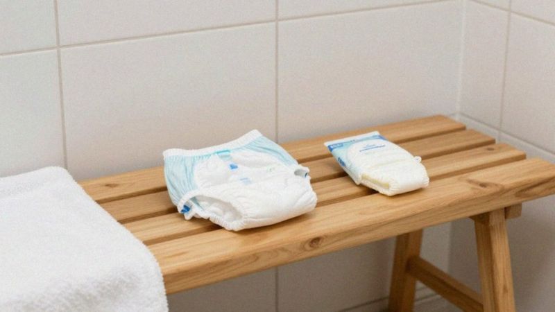 Jak poprawnie założyć pieluszkę do pływania?