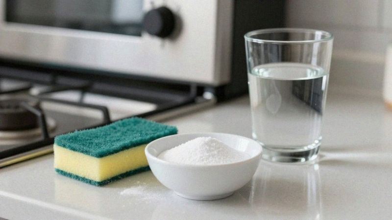 Jak użyć sody oczyszczonej na szybie piekarnika?