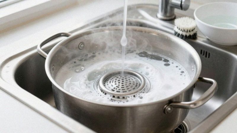 Jak wyczyścić filtr metalowy sodą i octem?