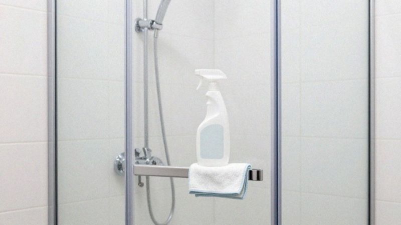 Jak usunąć uporczywe smugi i osad na szybie prysznica?
