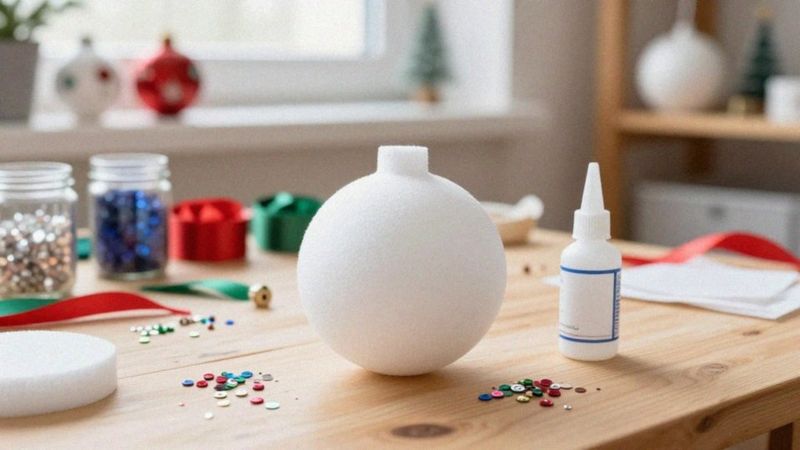 Jak ozdabiać bombki styropianowe krok po kroku?