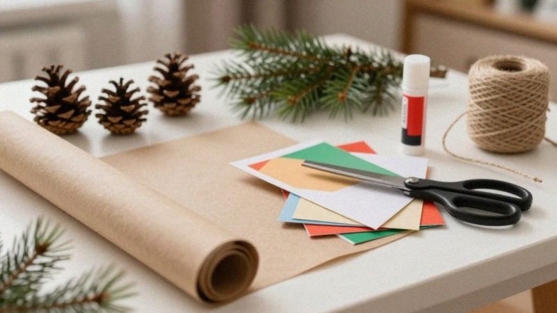 Jakie materiały przygotować do choinki DIY?
