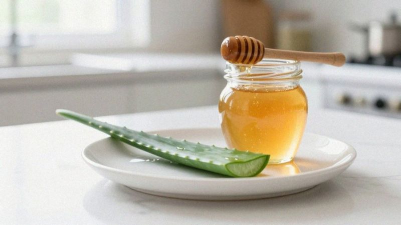 Jak stosować aloes i miód na opryszczkę?