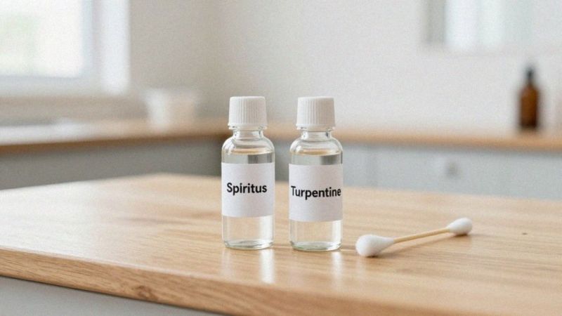 Jak używać spirytusu i terpentyny do usuwania żywicy?