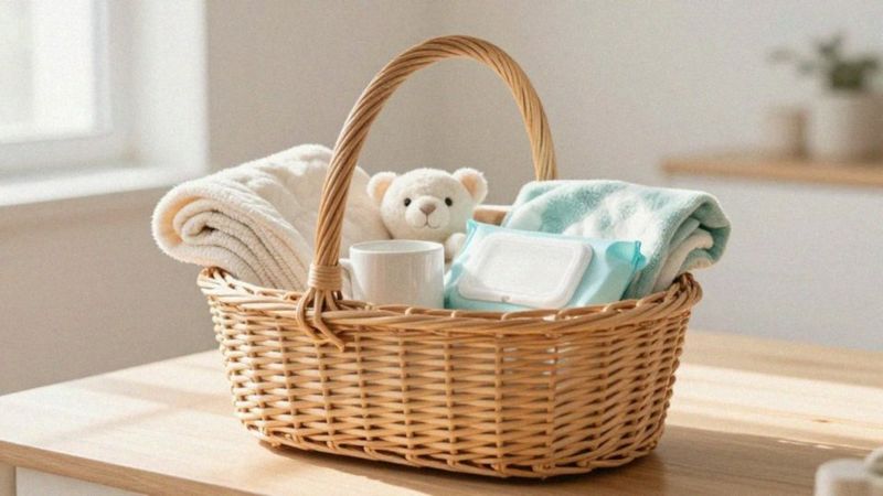 Jak skomponować kosz prezentowy dla przyszłej mamy?