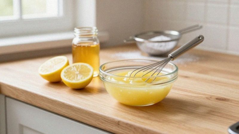Jak przygotować lukier cytrynowy, aby nie pękał?