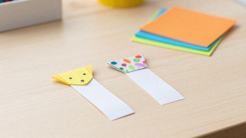 Jak zrobić narożną zakładkę origami dla dzieci?