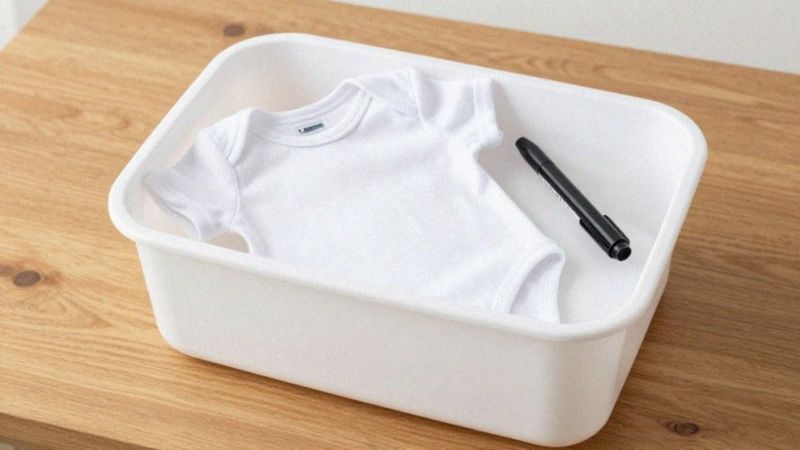 Jak czytelnie podpisywać rzeczy w wyprawce do żłobka?