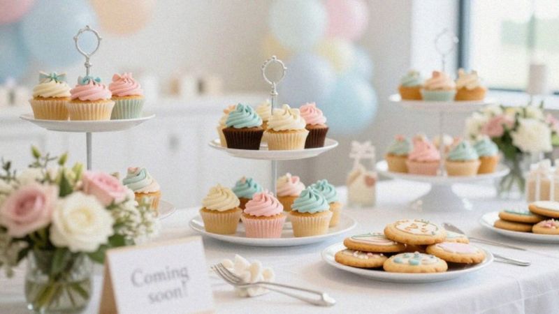 Które napisy rekwizytów pasują do Baby Shower?