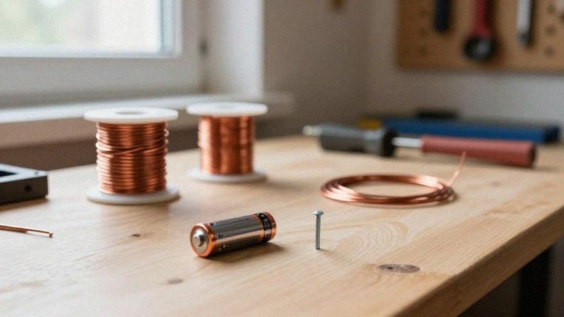 Jak zwiększyć siłę elektromagnesu z baterii?