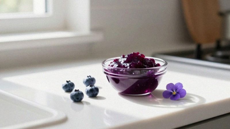 Jakie są zalety fioletowego barwnika naturalnego?