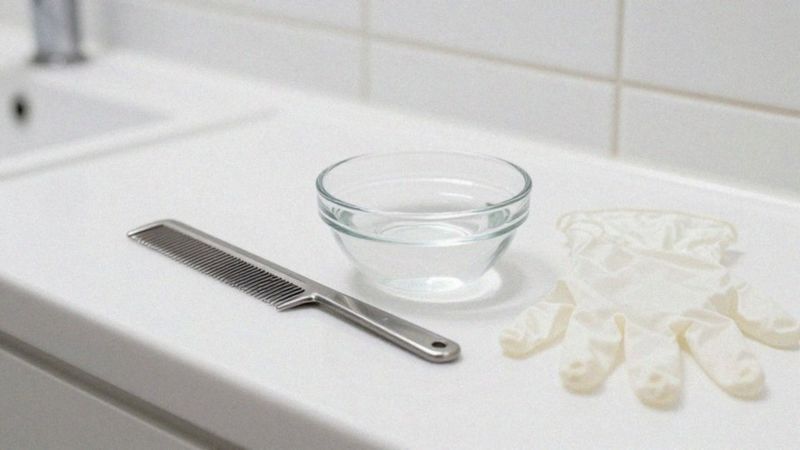 Jak dezynfekować grzebień do wyczesania gnid?