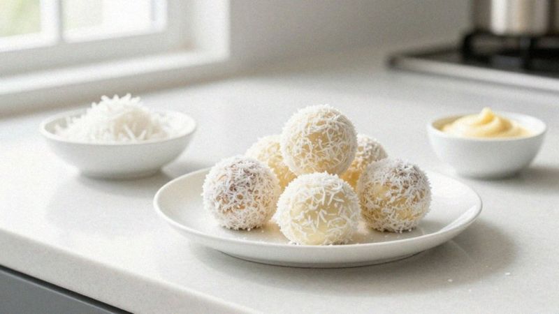 Jak formować i obtaczać kuleczki kokosowe krok po kroku?