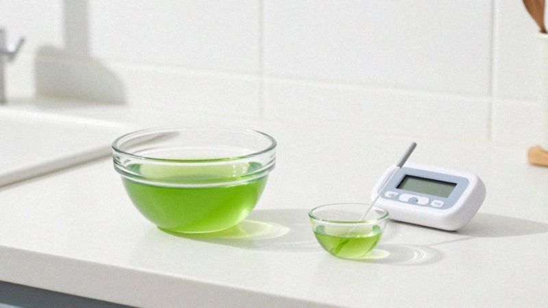 Jak pH i temperatura wpływają na zielony barwnik?