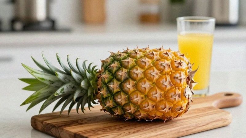 Ananas: świeży owoc czy sok?
