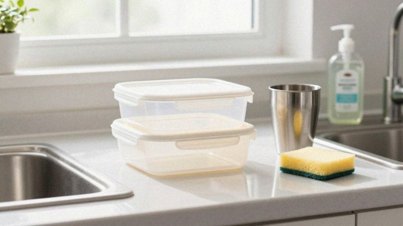 Jak myć plastikowe pojemniki i kubki termiczne?