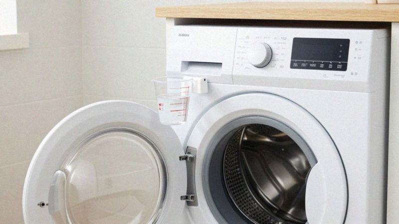 Jak bezpiecznie użyć octu do czyszczenia pralki?