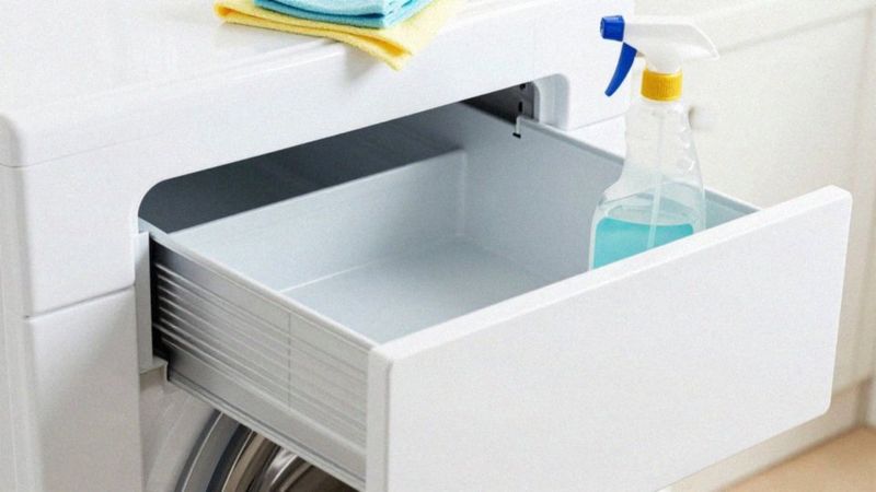 Jak oczyścić wnękę dozownika i odpływ pralki?