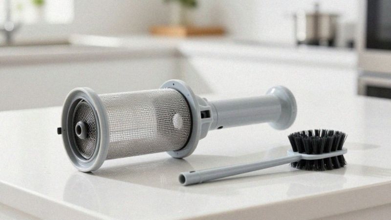 Jak czyścić filtr odpływowy i ramiona spryskujące?