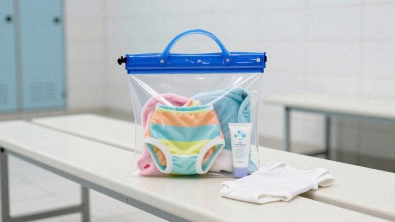 Co zabrać na basen z niemowlakiem?