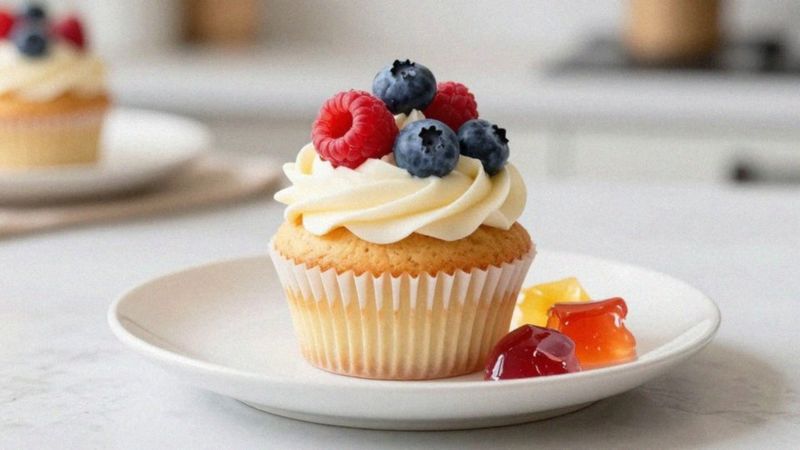 Jak ozdobić muffinki świeżymi owocami i galaretką?