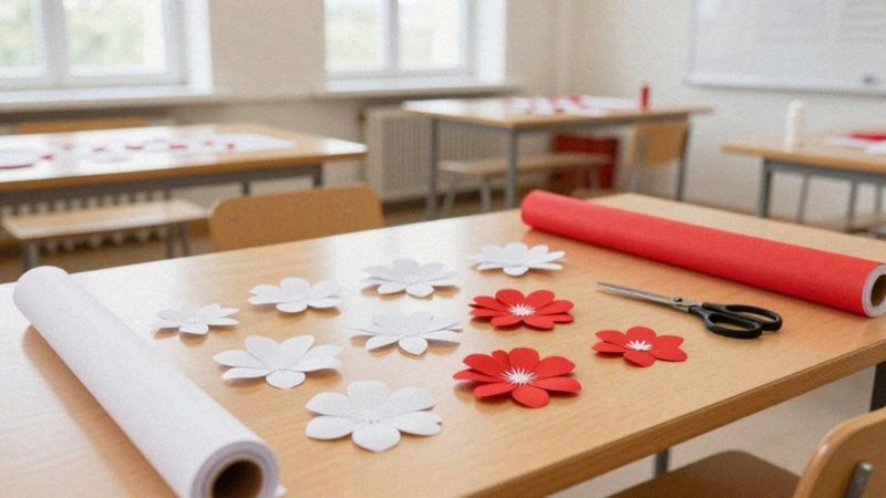 Jak wykorzystać biało-czerwone kwiaty z bibuły na Święto Niepodległości?