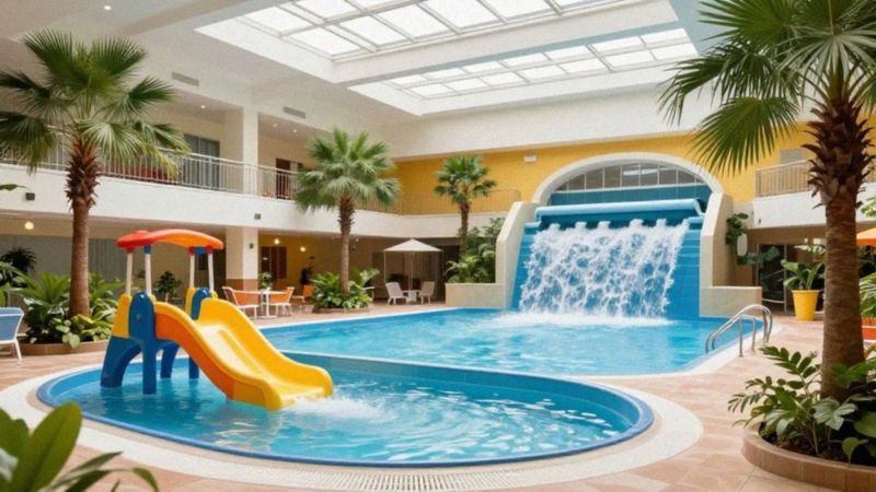 Jakie baseny i zjeżdżalnie znajdziemy w hotelowych aquaparkach?