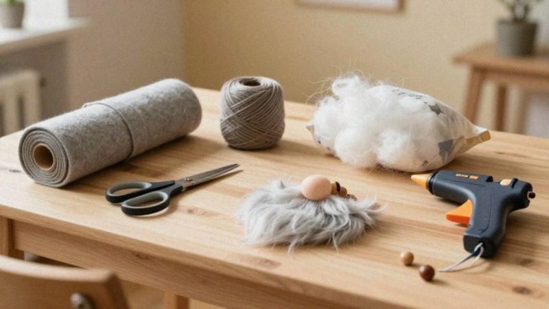 Jakie materiały są potrzebne do gnomów?