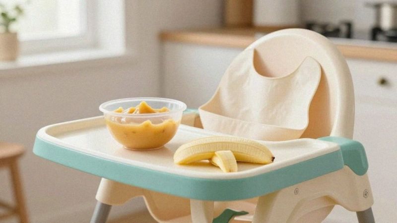Puree czy BLW: jak podawać banana?