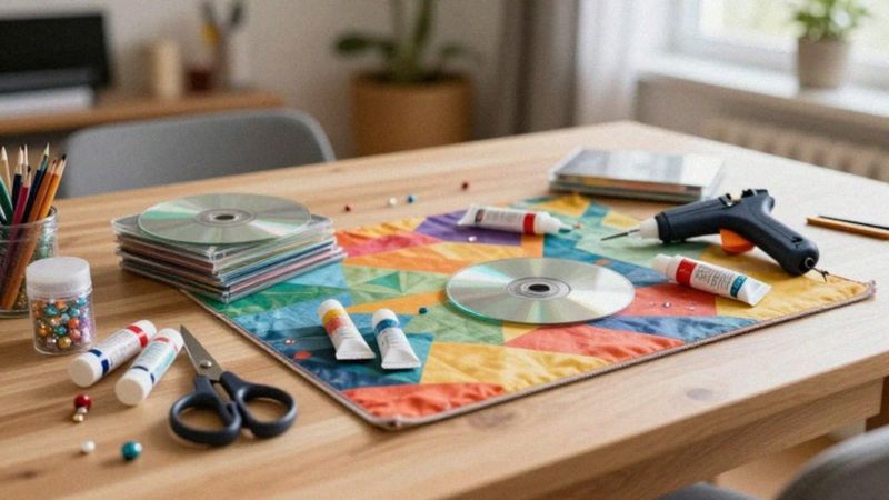 Jakie materiały są potrzebne do prac z płyt CD?