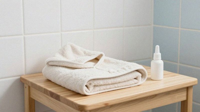 Jak osuszać uszy niemowlaka po kąpieli?