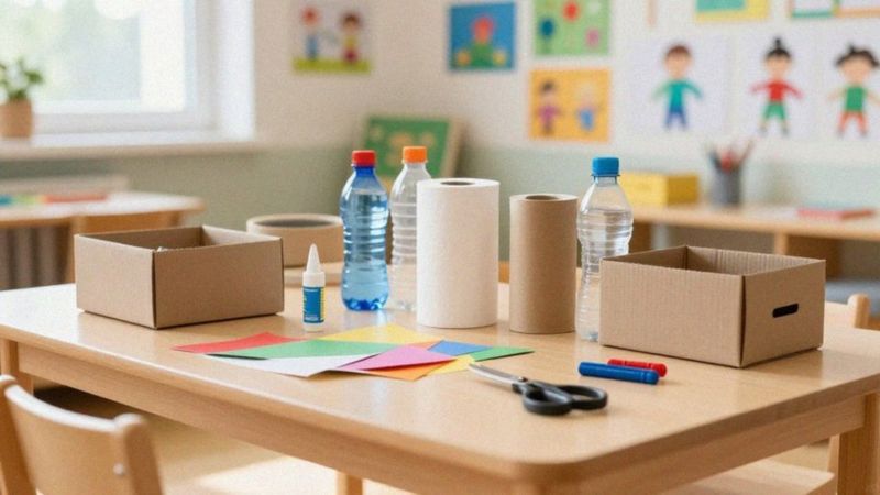 Jak zrobić proste prace plastyczne z recyklingu?