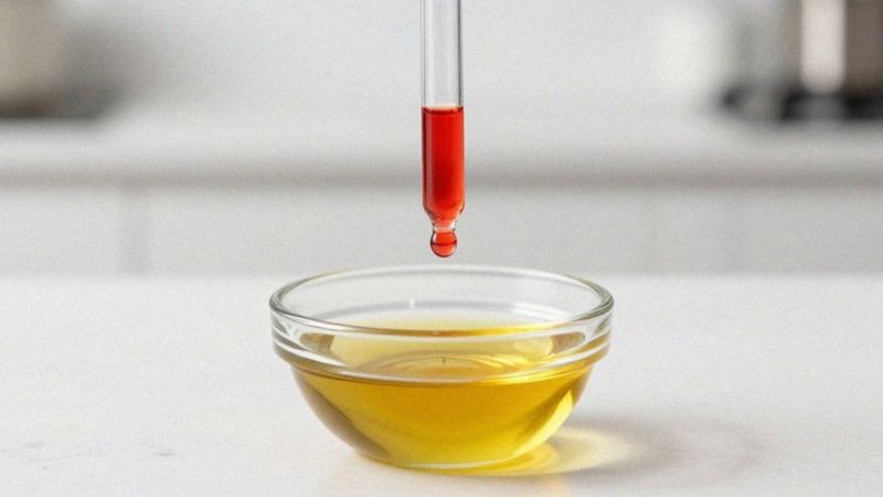 Jak stosować zakraplacz do barwienia oleju spożywczego?