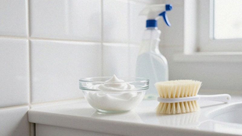 Jak czyścić fugi pastą z sody i octu?