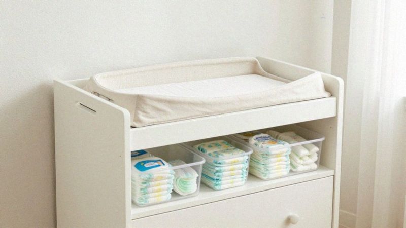 Jak zorganizować strefę przewijania i przechowywania?