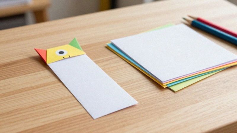 Jak zrobić zakładkę origami na róg?