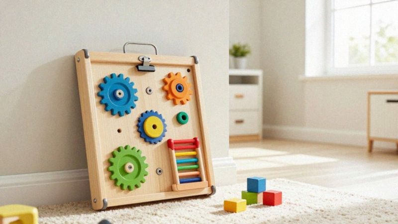 Jak używać tablicy manipulacyjnej, by ćwiczyć motorykę i koncentrację?
