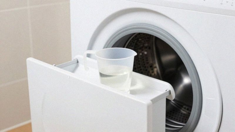 Jak używać białego octu zamiast płynu do płukania?
