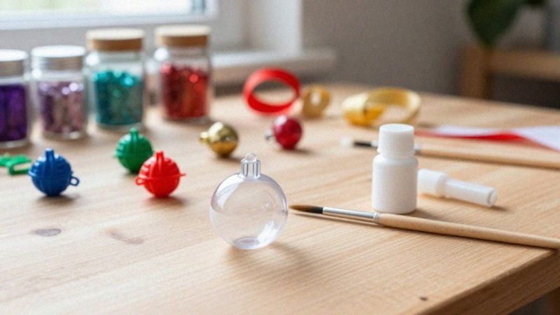 Jak zrobić bombki plastikowe krok po kroku?