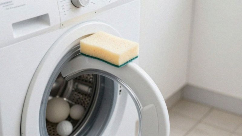Czy gąbka zbiera sierść z ubrań?