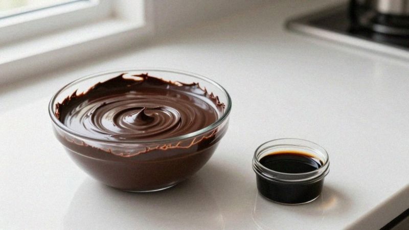 Czy ganache czekoladowy lepiej kryje czarny kolor?