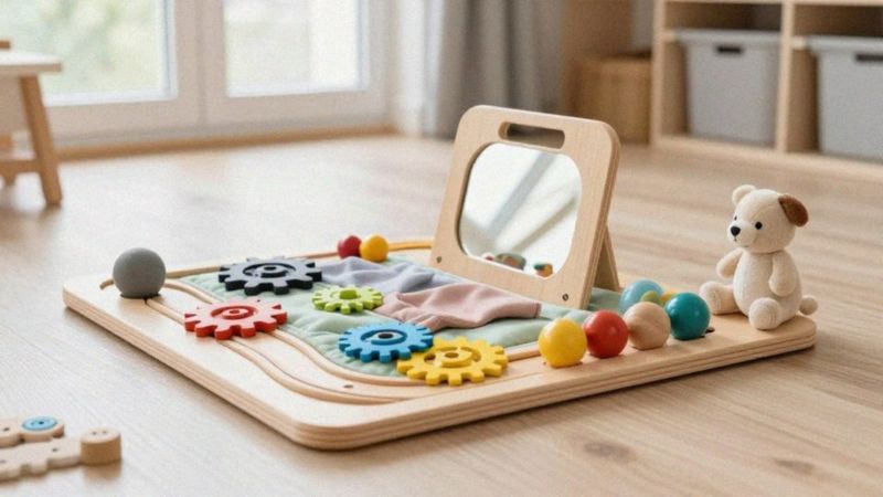 Jak wybrać sensoryczną tablicę manipulacyjną dla dziecka?