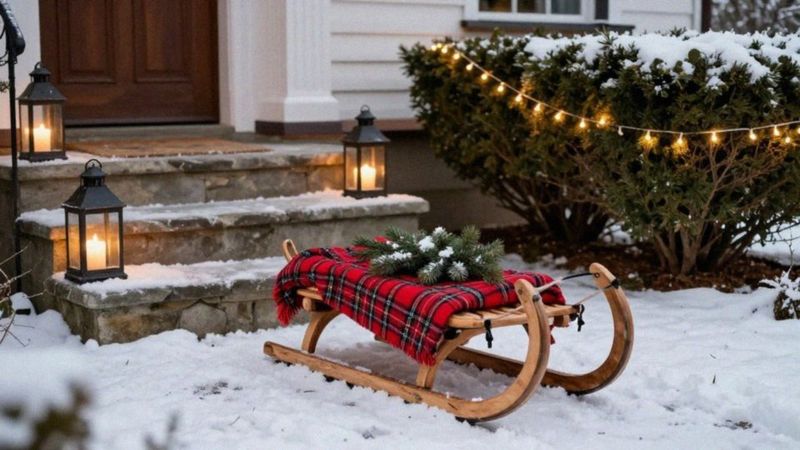 Jak wyeksponować sanki i latarenki?