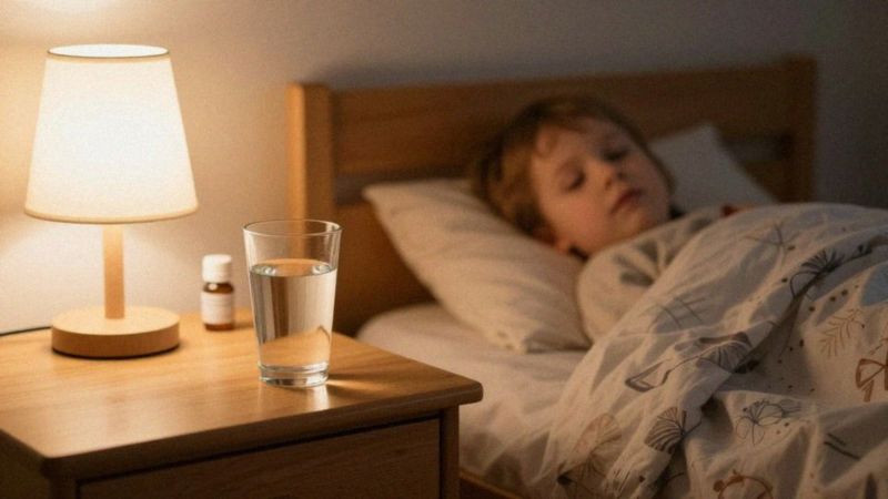 Czy podawać syropy przeciwkaszlowe dziecku na noc?