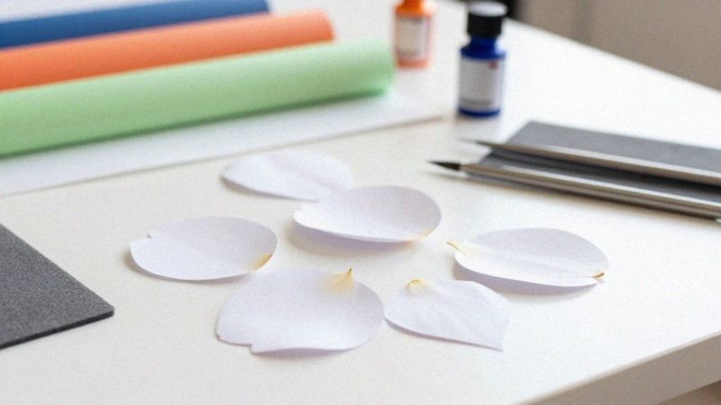Jak uzyskać efekt 3D w papierowych kwiatach?
