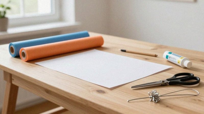 Jakie materiały do kwiatów z papieru na ścianę?
