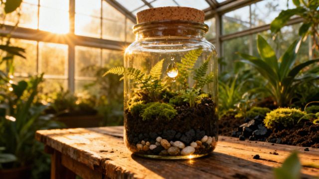 Biosfera w zamkniętym szkle — jak stworzyć własny miniaturowy ekosystem?