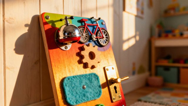DIY tablica manipulacyjna — jak zbudować interaktywną zabawkę dla dziecka?