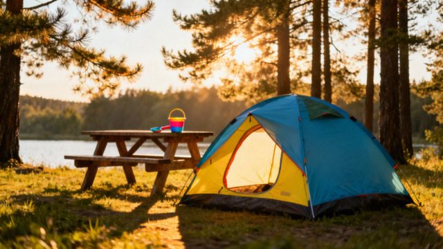 Gdzie pod namiot z dziećmi w Polsce? Najlepsze miejsca na biwak