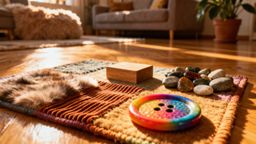 Mata sensoryczna handmade — jak ją wykonać i rozwijać zmysły dziecka?